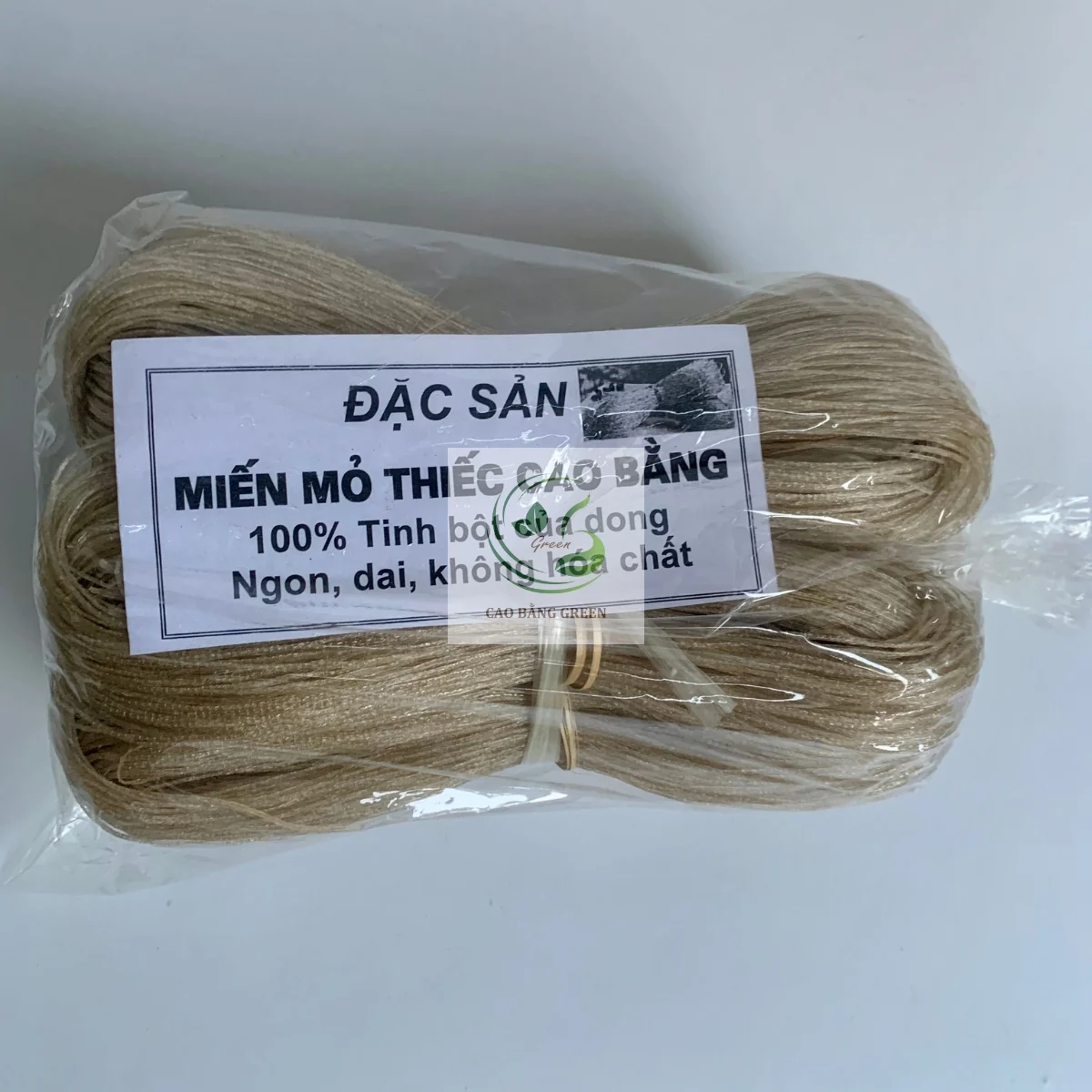 Miến dong Mỏ Thiếc Cao Bằng 100% tinh bột dong riềng chính gốc