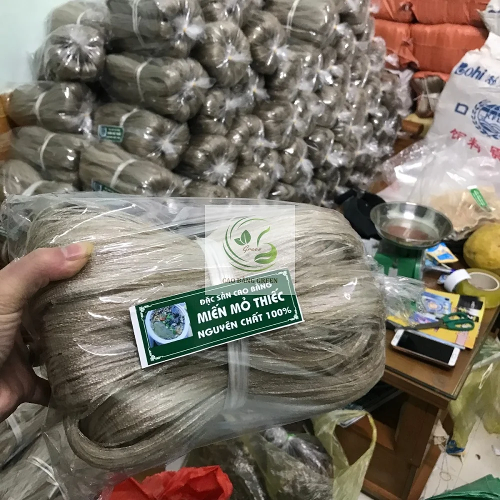 Miến dong Mỏ Thiếc Cao Bằng nấu canh sợi dai trong không nát