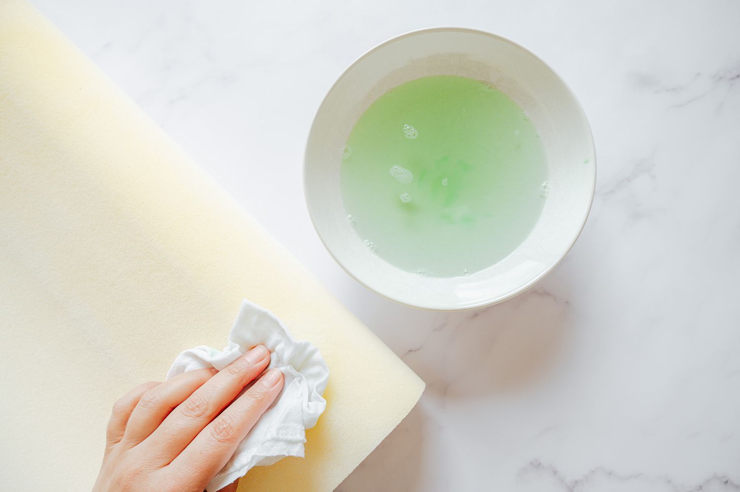 hand washing memory foam