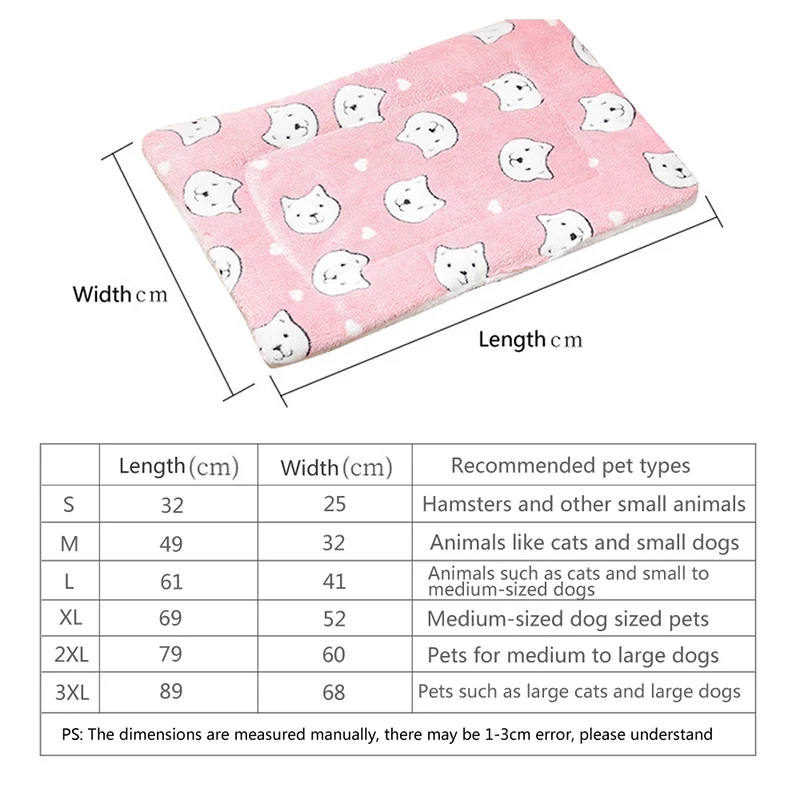 Flannel Cat Sleeping Mat - Image 6
