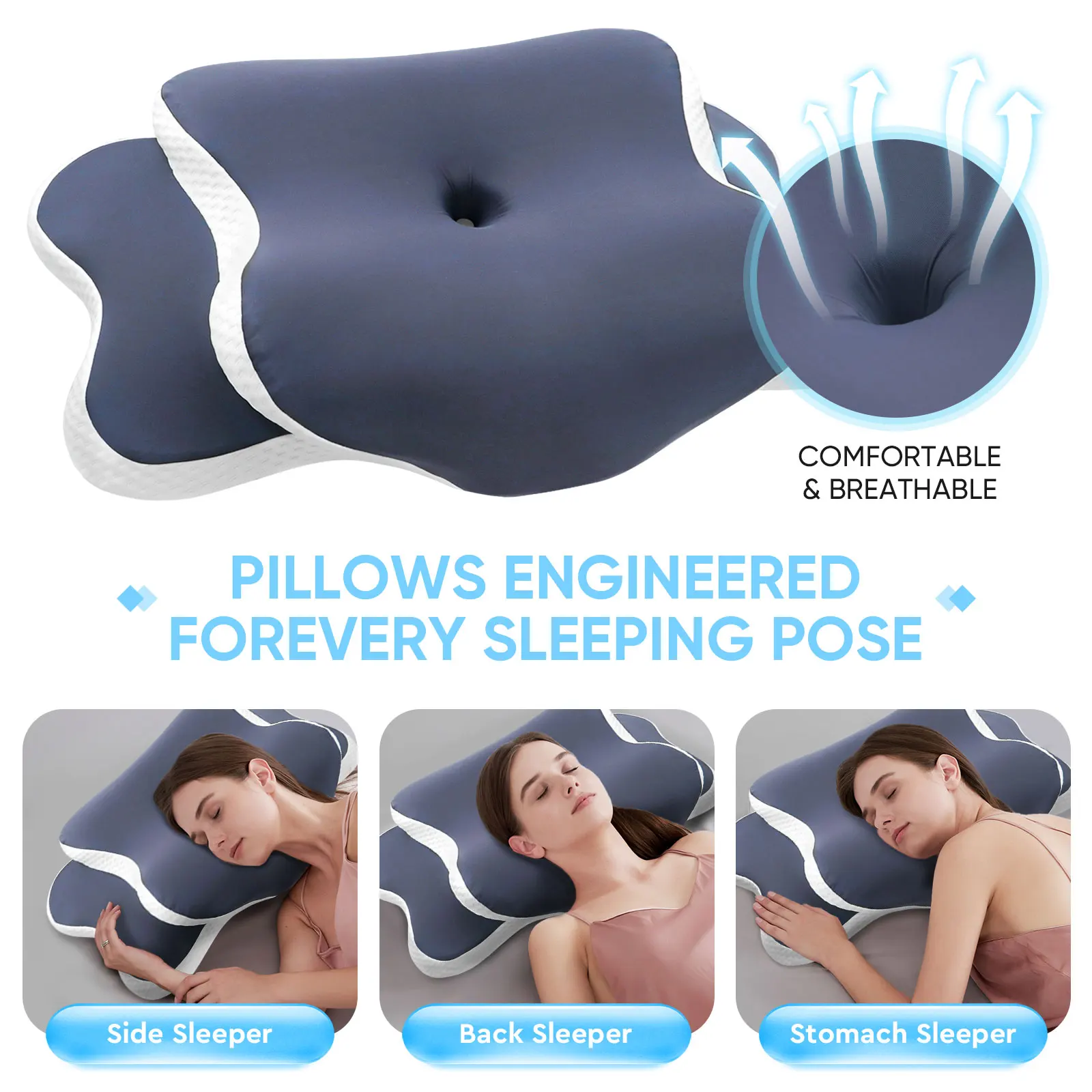 Contour Memory Foam Pillow - Image 4