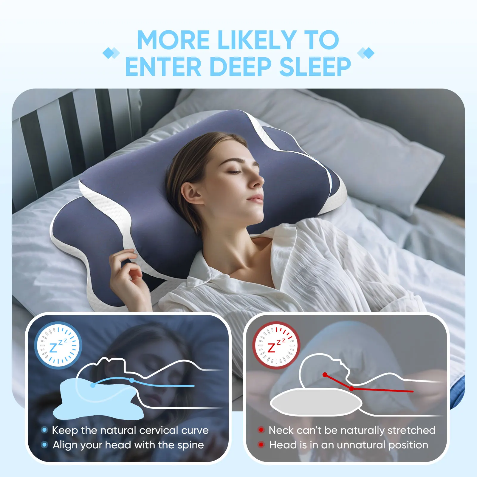 Contour Memory Foam Pillow - Image 6