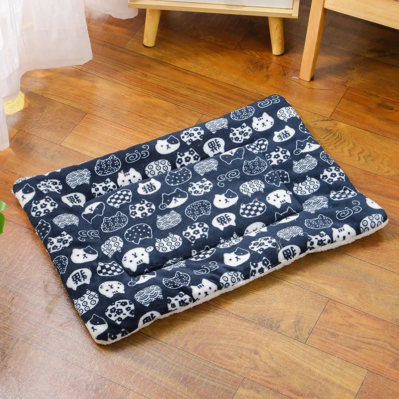 Flannel Cat Sleeping Mat - Image 7