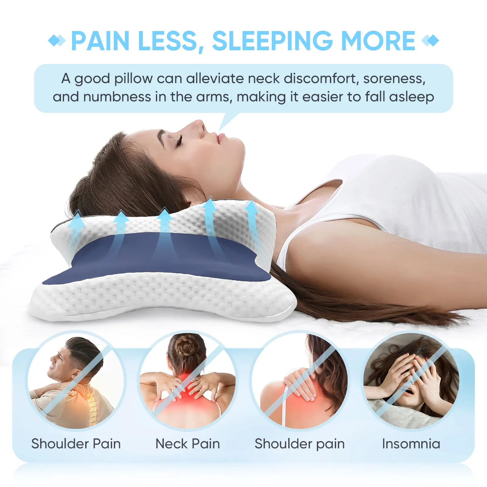 Contour Memory Foam Pillow - Image 3