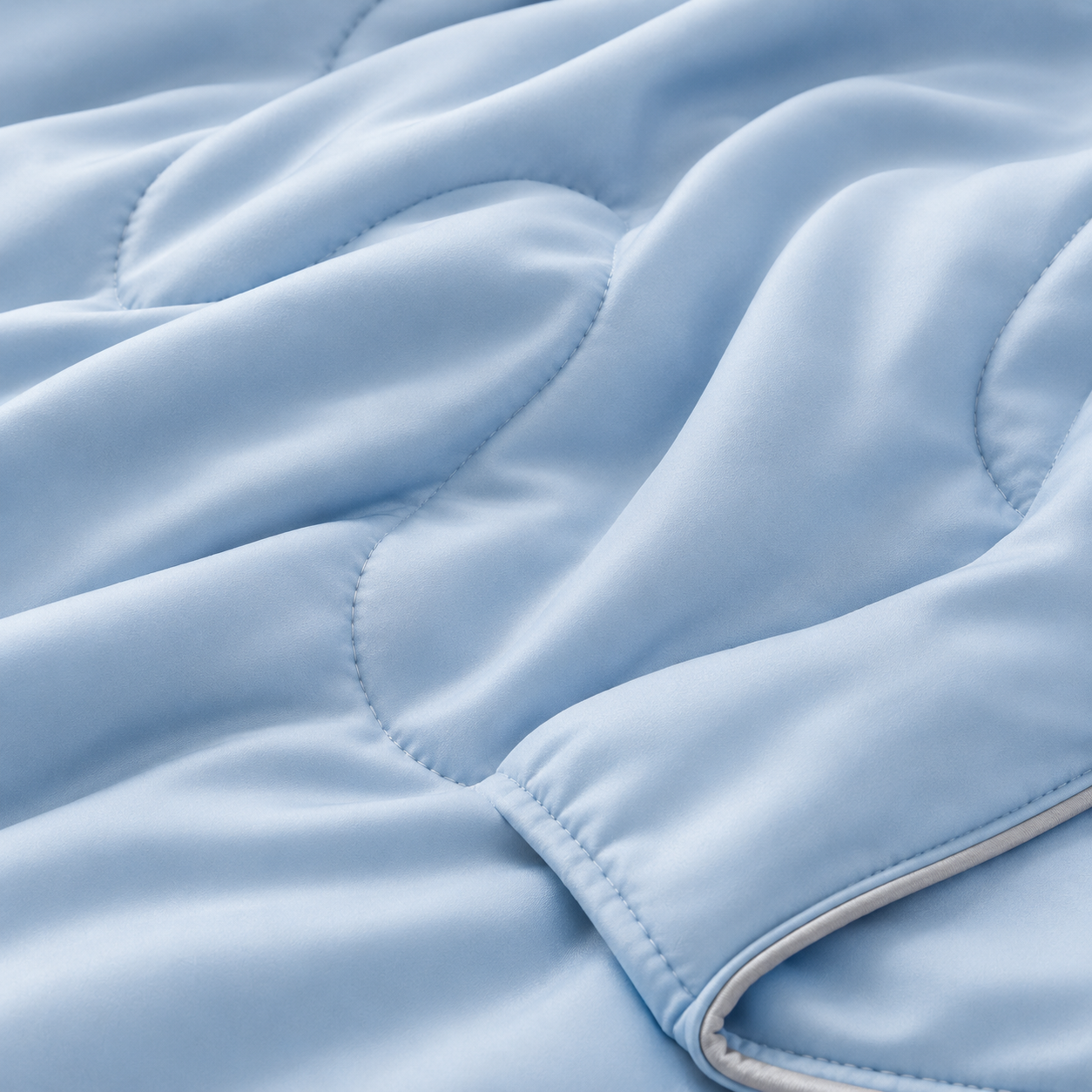 Cooling blanket fabric close up
