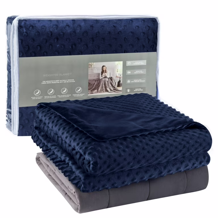 How much should a weighted blanket weigh?