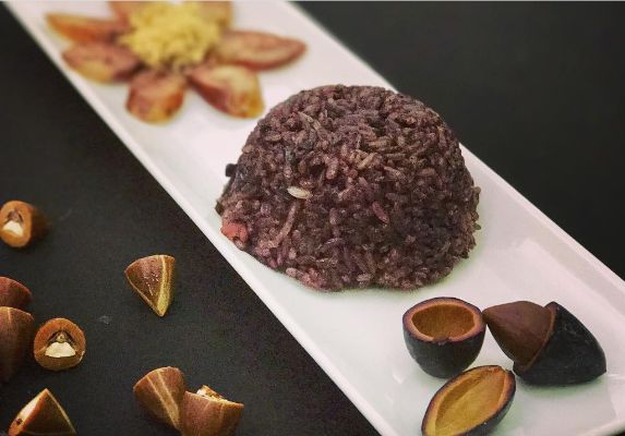 Xôi trám đen Cao Bằng